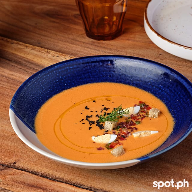 sala martinez gazpacho jamon iberico